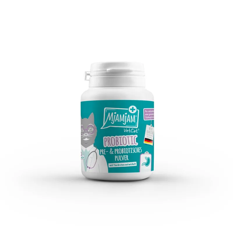 MJAMJAM VetCat Probiotic Pulver 40 g Sichere Zahlung